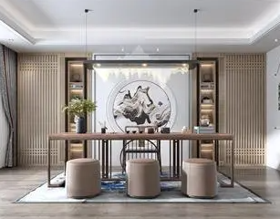 宁夏新中式风格茶室如何规划设计